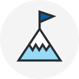 flag on top of a mountain icon flag on top of a mountain icon