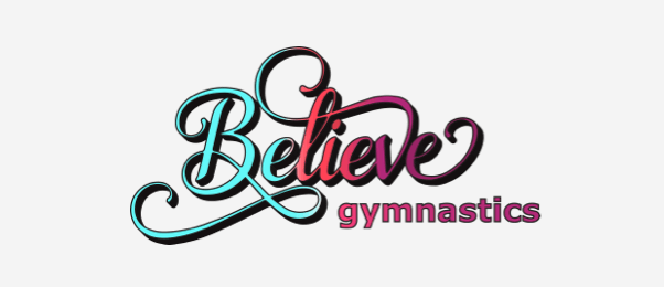 Believe gymnastics logo Believe gymnastics logo