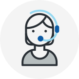 Illustration of a women with a headset on Illustration of a women with a headset on