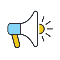 illustration of a megaphone illustration of a megaphone